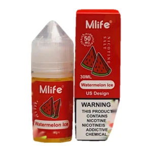 Mlife Watermelon Ice 30ML nic salt box and bottle