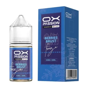 OX Passion Berries Burst 30ml nic salt box and bottle