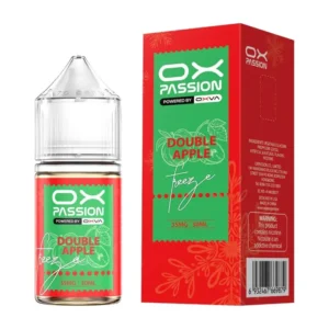 OX Passion Double Apple 30ml nic salt box and bottle