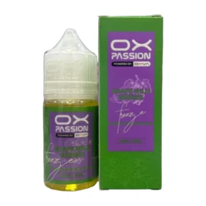 OX Passion Grape Wild Berries 30ml nic salt box and bottle