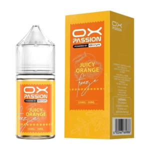 OX Passion Juicy Orange 30ML nic salt box and bottle
