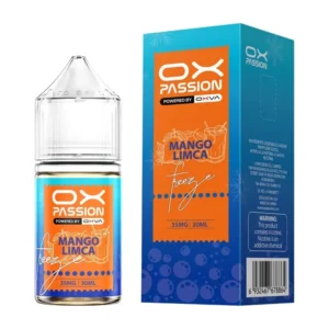 OX Passion Mango Limca 30ML nic salt box and bottle