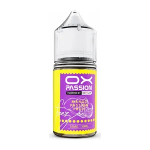 OX Passion Mango Passion Fruit 30ML nic salt bottle