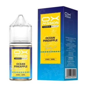 OX Passion Ocean Pineapple 30ML nic salt box and bottle