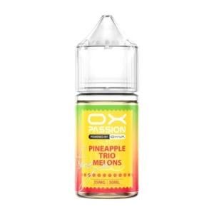 OX Passion Pineapple Trio Melons 30ML nic salt bottle