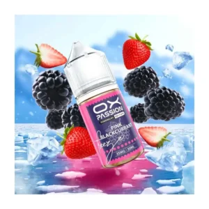OX Passion Pink Blackcurrant 30ML nic salt bottle
