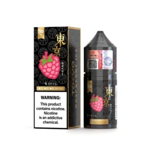 Tokyo Golden Series Raspberry Ice 30ML bottle and box