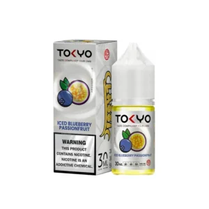 Tokyo Iced Blueberry Passionfruit 30ML bottle and box