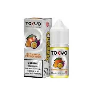 Tokyo Iced Mango Passionfruit 30ML bottle and box