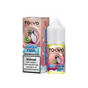 Tokyo Super Cool Dragonfruit Kiwi 30ML bottle and box