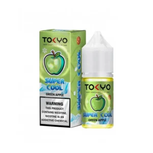Tokyo Super Cool Green Apple 30ML bottle and box