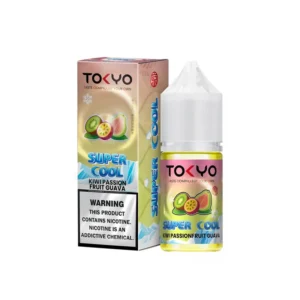 Tokyo Super Cool Kiwi Passionfruit Guava 30ML bottle and box