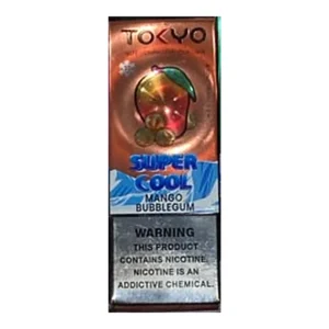 Tokyo Super Cool Mango Bubblegum 30ml nic salt box