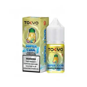 Tokyo Super Cool Pineapple Bubblegum 30ML bottle and box