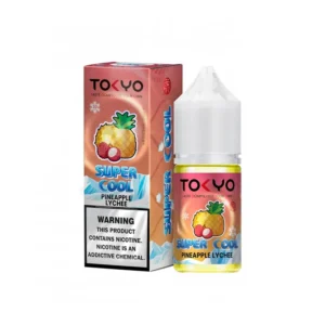 Tokyo Super Cool Pineapple Lychee 30ML bottle and box