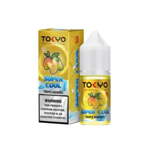 Tokyo Super Cool Triple Mango 30ML bottle and box