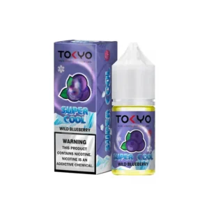 Tokyo Super Cool Wild Blueberry 30ML bottle and box