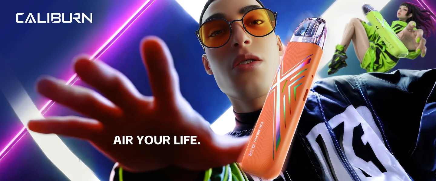 Uwell Caliburn AIR pod in orange, Air your life